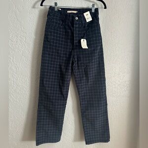 Corduroy Ribcage Straight Ankle Women's Pants